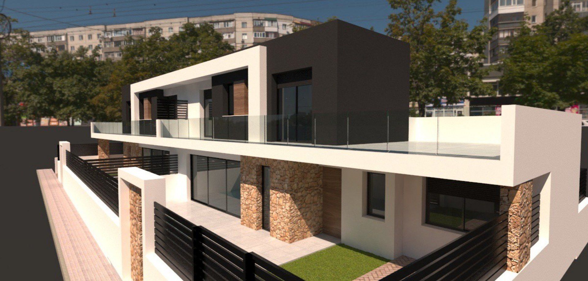 Vista exterior de Residencial en venda en Los Montesinos