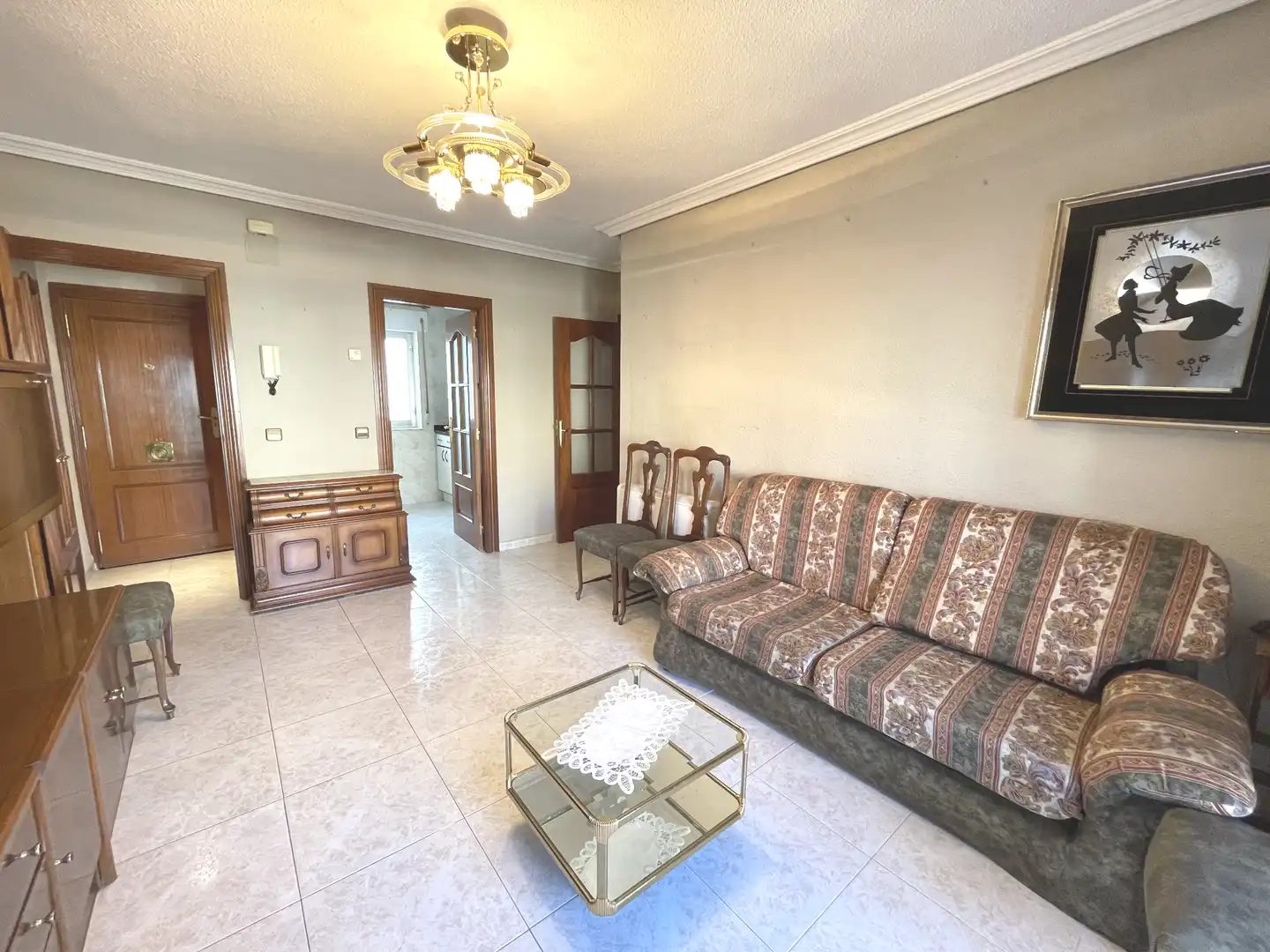 Wohnzimmer von Wohnung zur Miete in Salamanca mit Heizung, Möbliert und Balkon