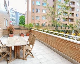 Terrasse von Wohnung miete in Burlada / Burlata mit Terrasse