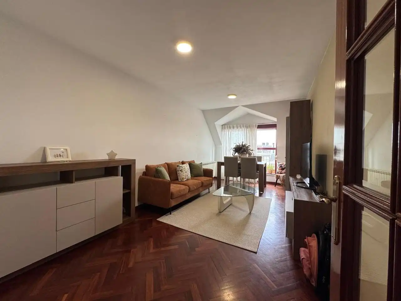 Living room of Attic for sale in Culleredo  with Heating, Parquet flooring and Storage room