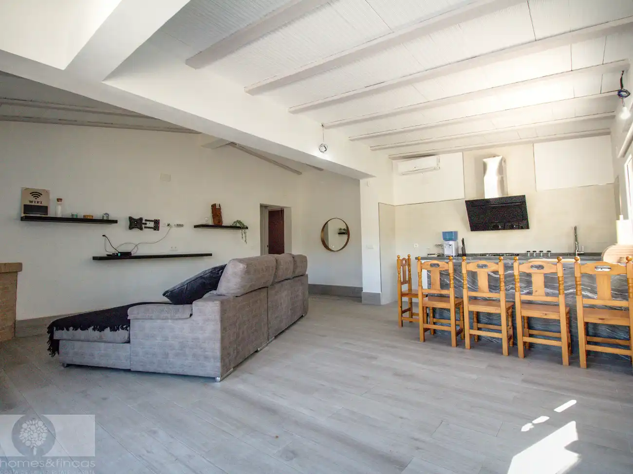 Sala d'estar de Finca rústica en venda en Sanlúcar de Guadiana