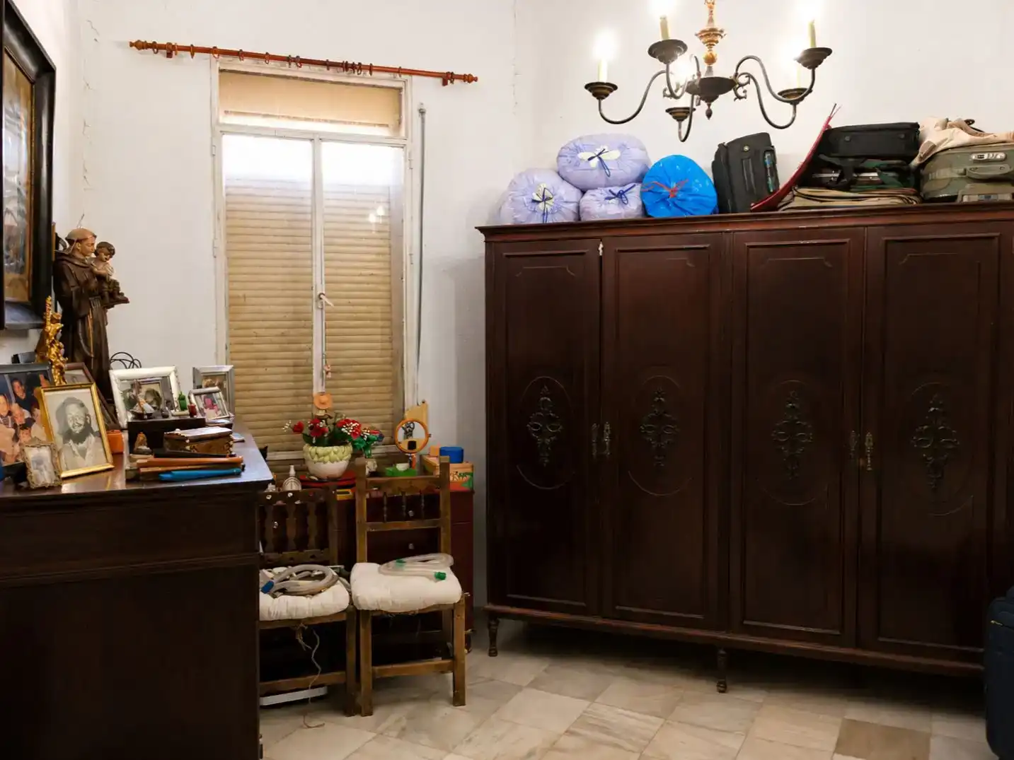 Bedroom of Flat for sale in Sevilla  with Private garden