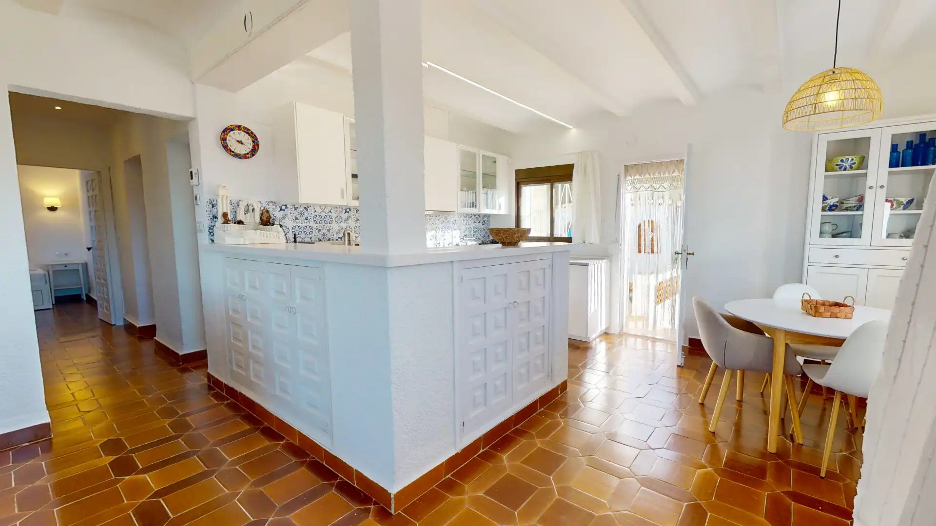 Cocina de Casa o chalet de alquiler en Dénia con Aire acondicionado, Calefacción y Terraza