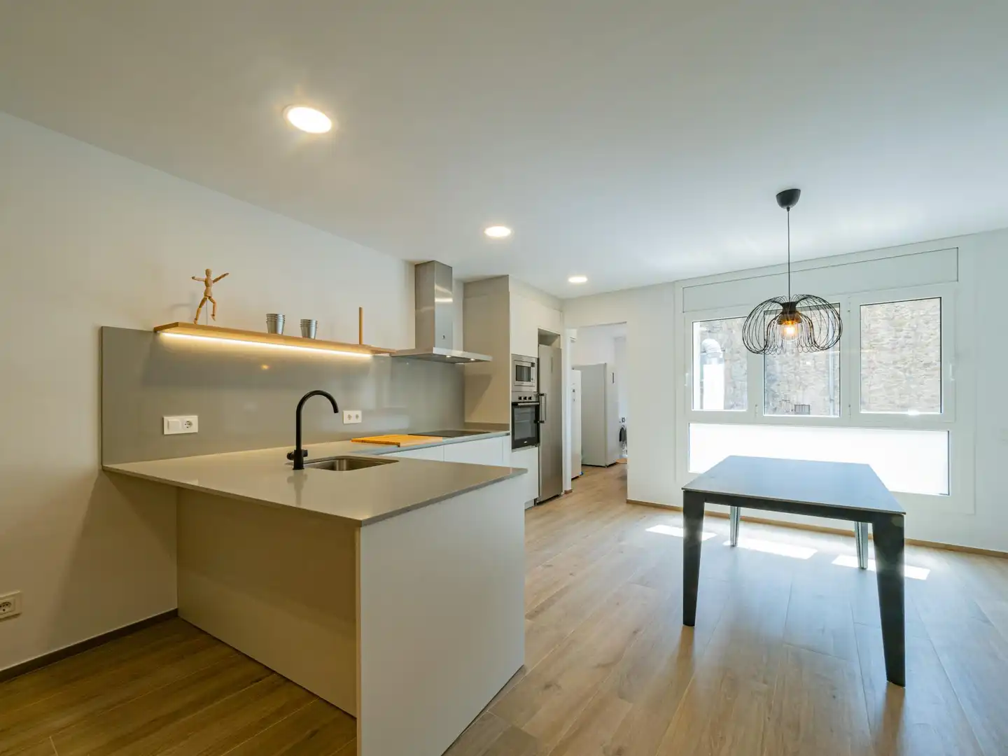 Cocina de Piso de alquiler en Vic con Calefacción, Amueblado y Horno