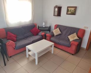 Living room of Flat for sale in  Valencia Capital  with Terrace, Furnished and Oven