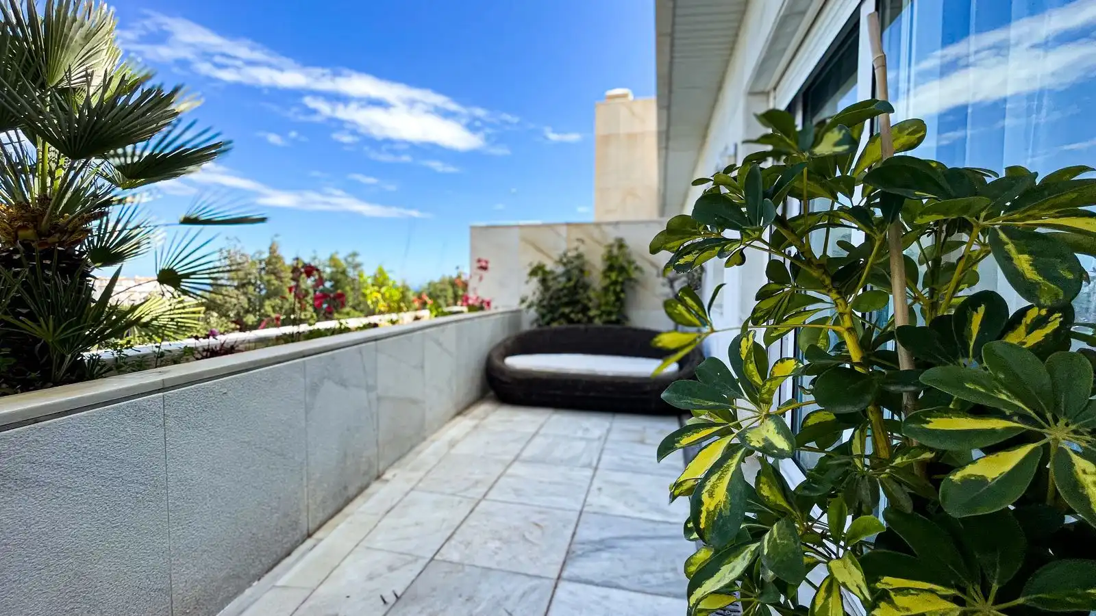 Terrassa de Àtic de lloguer en Marbella amb Aire condicionat, Terrassa i Moblat