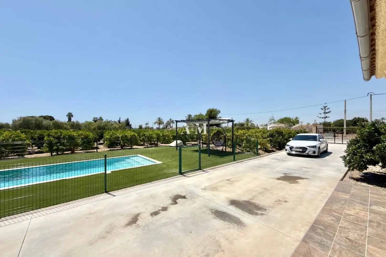 Piscina de Casa o chalet de alquiler en Elche / Elx con Aire acondicionado, Calefacción y Terraza