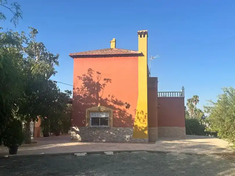 Vista exterior de Finca rústica en venda en Librilla amb Aire condicionat i Balcó