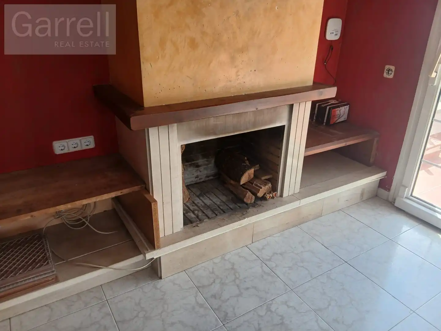 Sala de estar de Casa adosada en venta en Sant Pere de Vilamajor con Terraza y Piscina