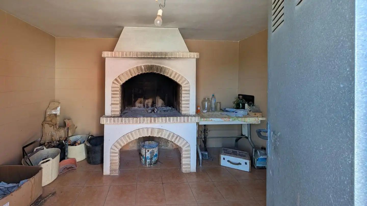 Cuina de Casa o xalet en venda en Elche / Elx amb Aire condicionat, Jardí privat i Terrassa