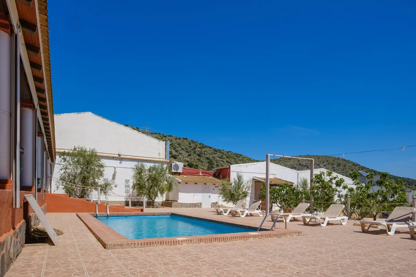Swimming pool of Houses for sale in Teba  with Air Conditioner, Heating and Private garden