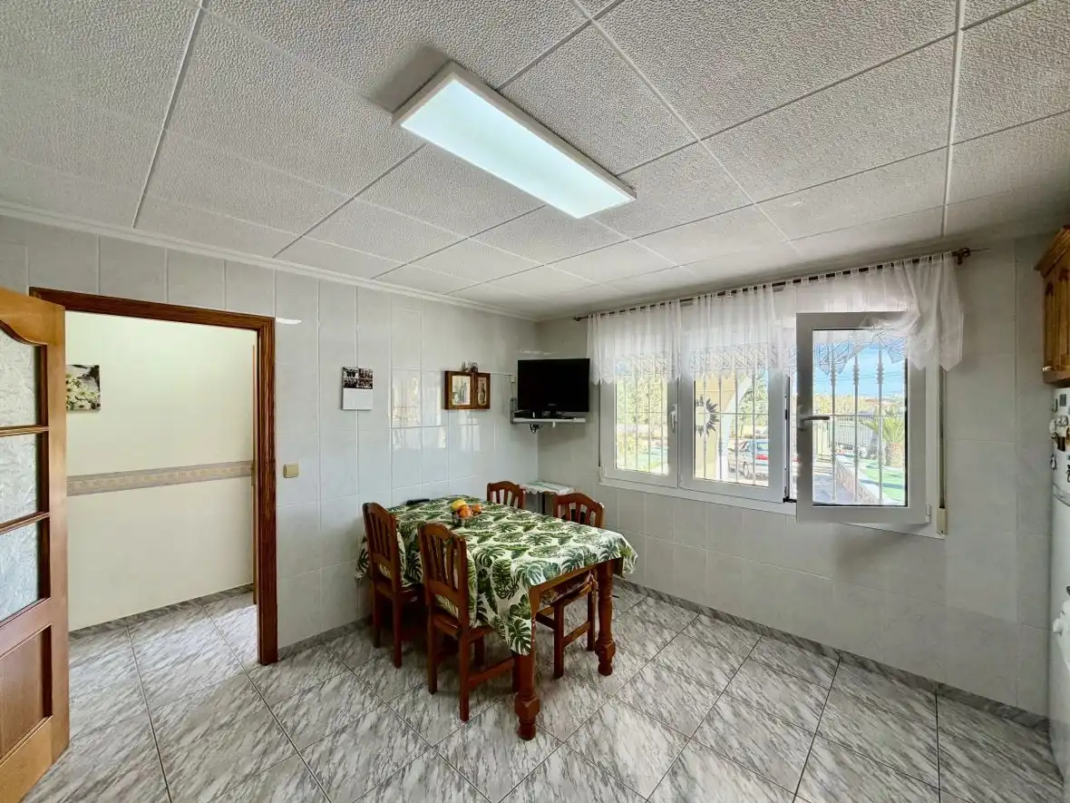 Esszimmer von Haus oder Chalet zum Verkauf in Elche / Elx mit Klimaanlage, Terrasse und Schwimmbad