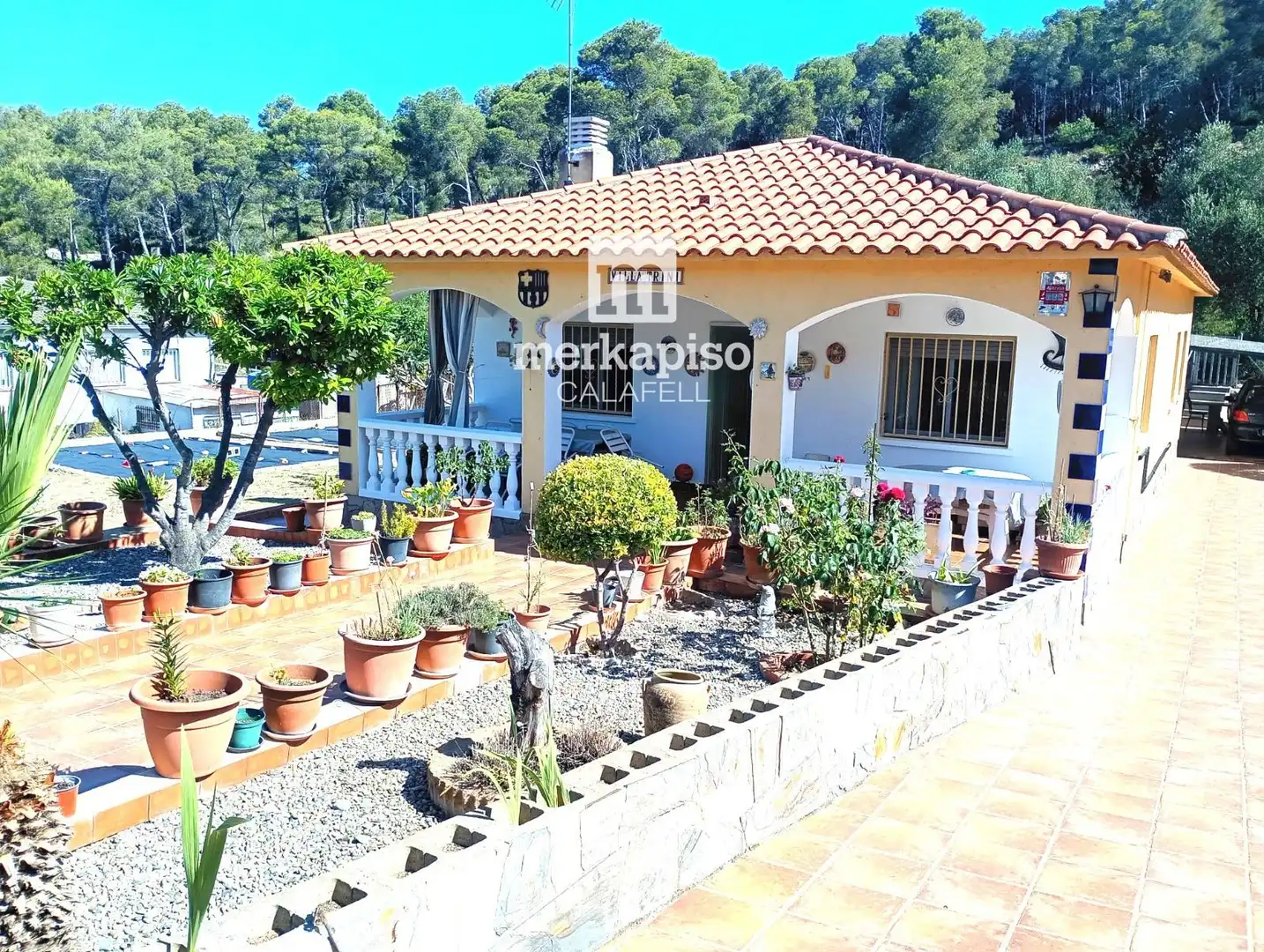 Vista exterior de Casa o xalet en venda en Castellet i la Gornal amb Aire condicionat, Calefacció i Moblat