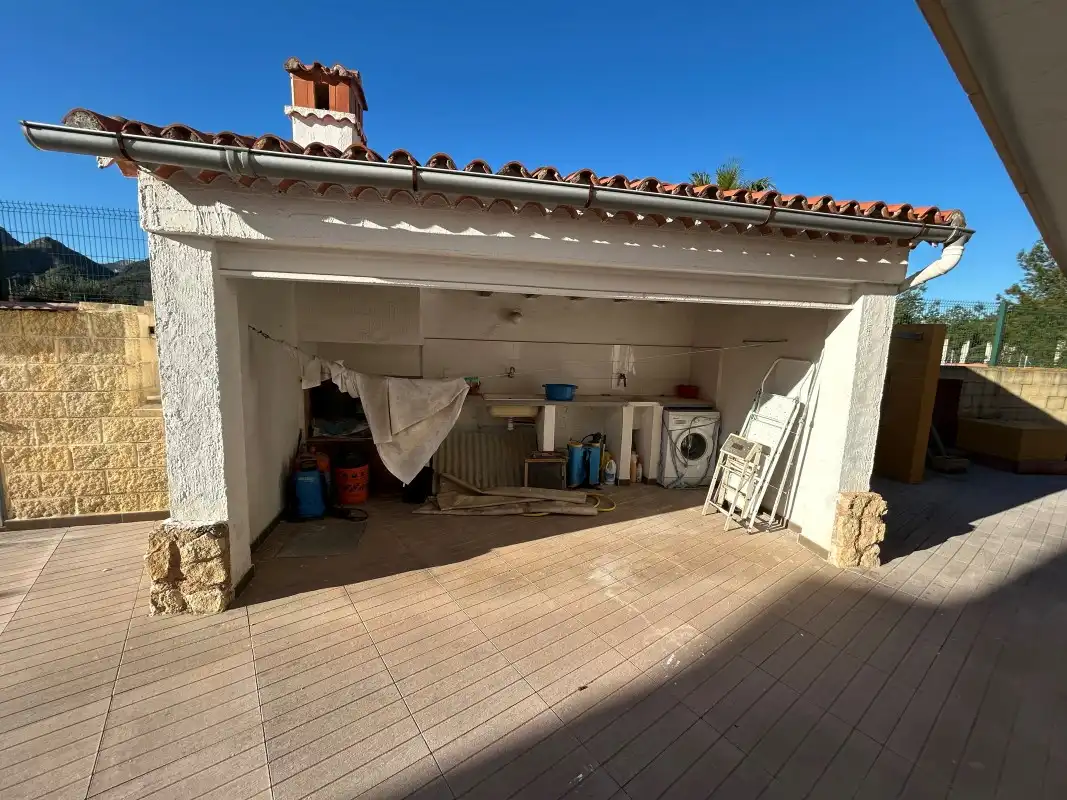 Terrassa de Casa o xalet en venda en Gandia amb Aire condicionat, Jardí privat i Terrassa