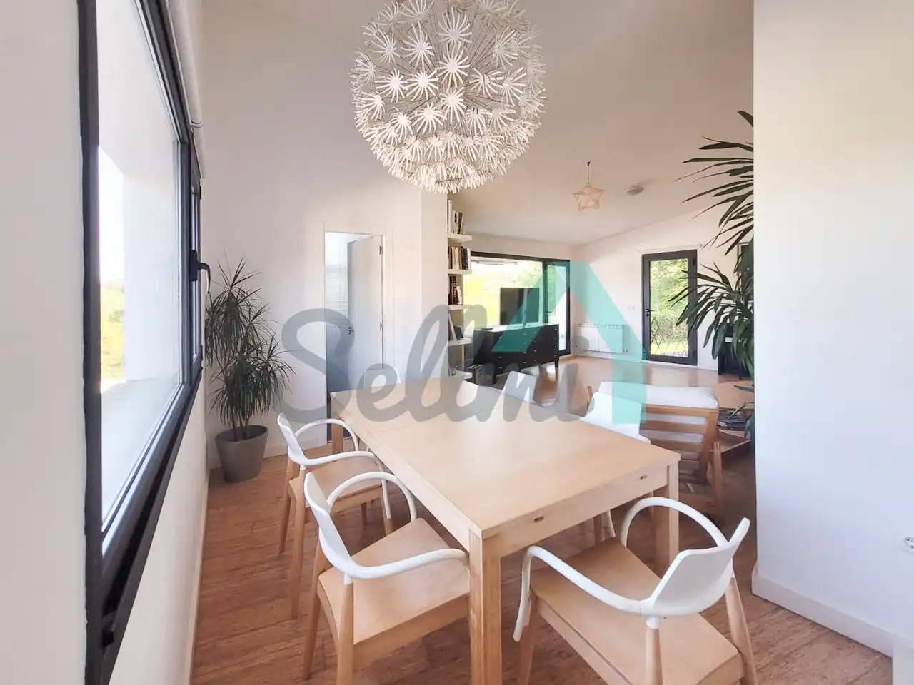 Dining room of Houses for rent in Siero  with Heating, Parquet flooring and Terrace
