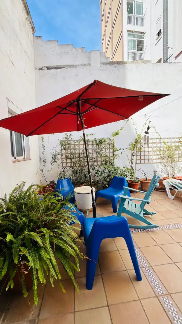 Terrassa de Pis per a compartir en Barcelona amb Jardí privat