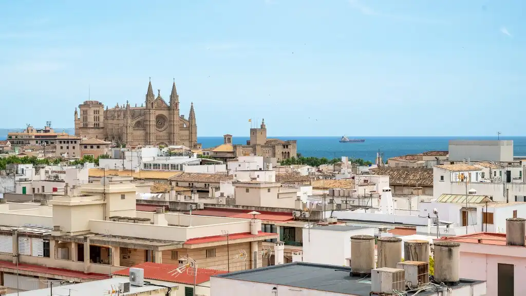 Vista exterior de Ático en venta en  Palma de Mallorca con Aire acondicionado y Terraza