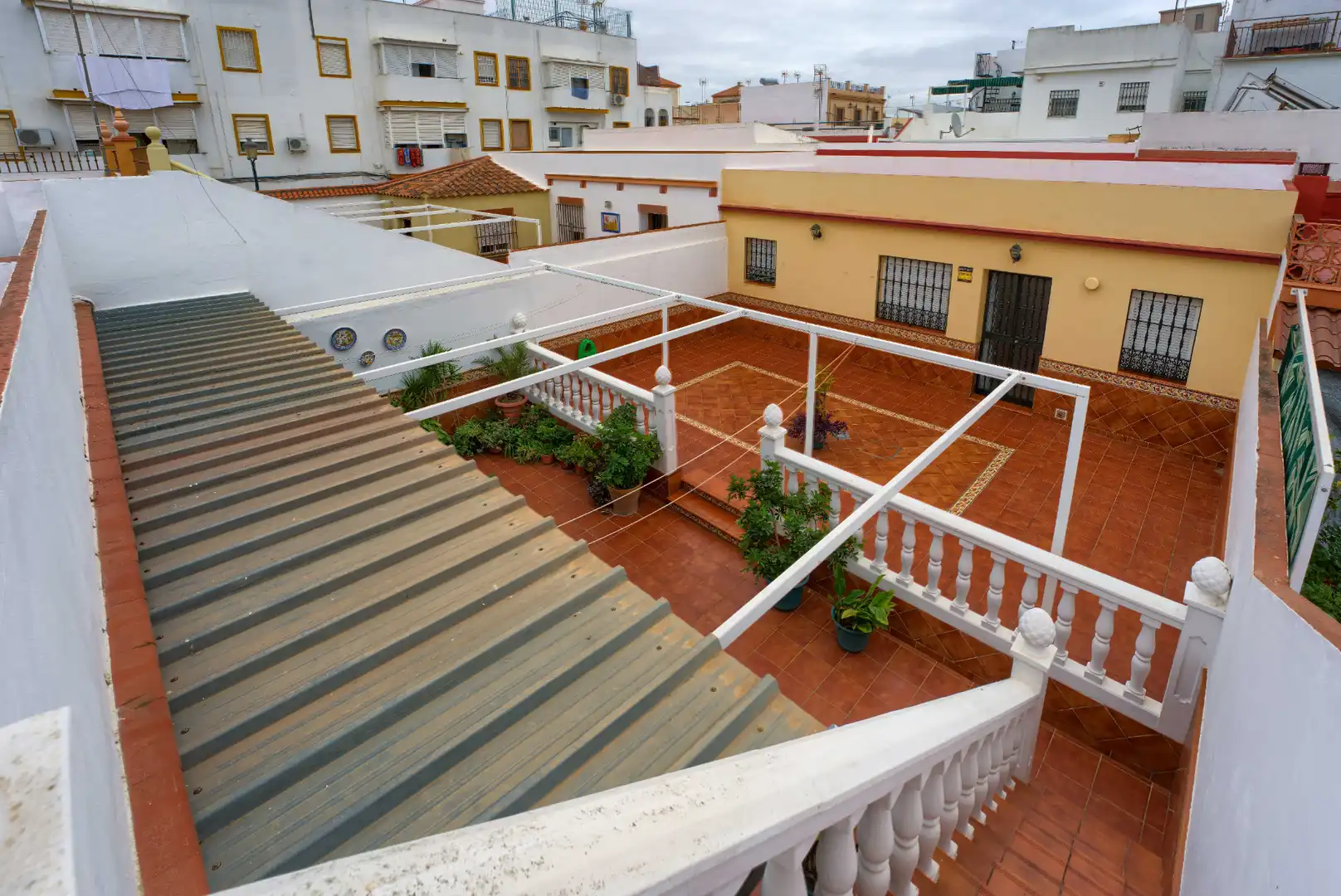 Terraza de Casa adosada en venta en Mairena del Aljarafe con Aire acondicionado, Calefacción y Jardín privado