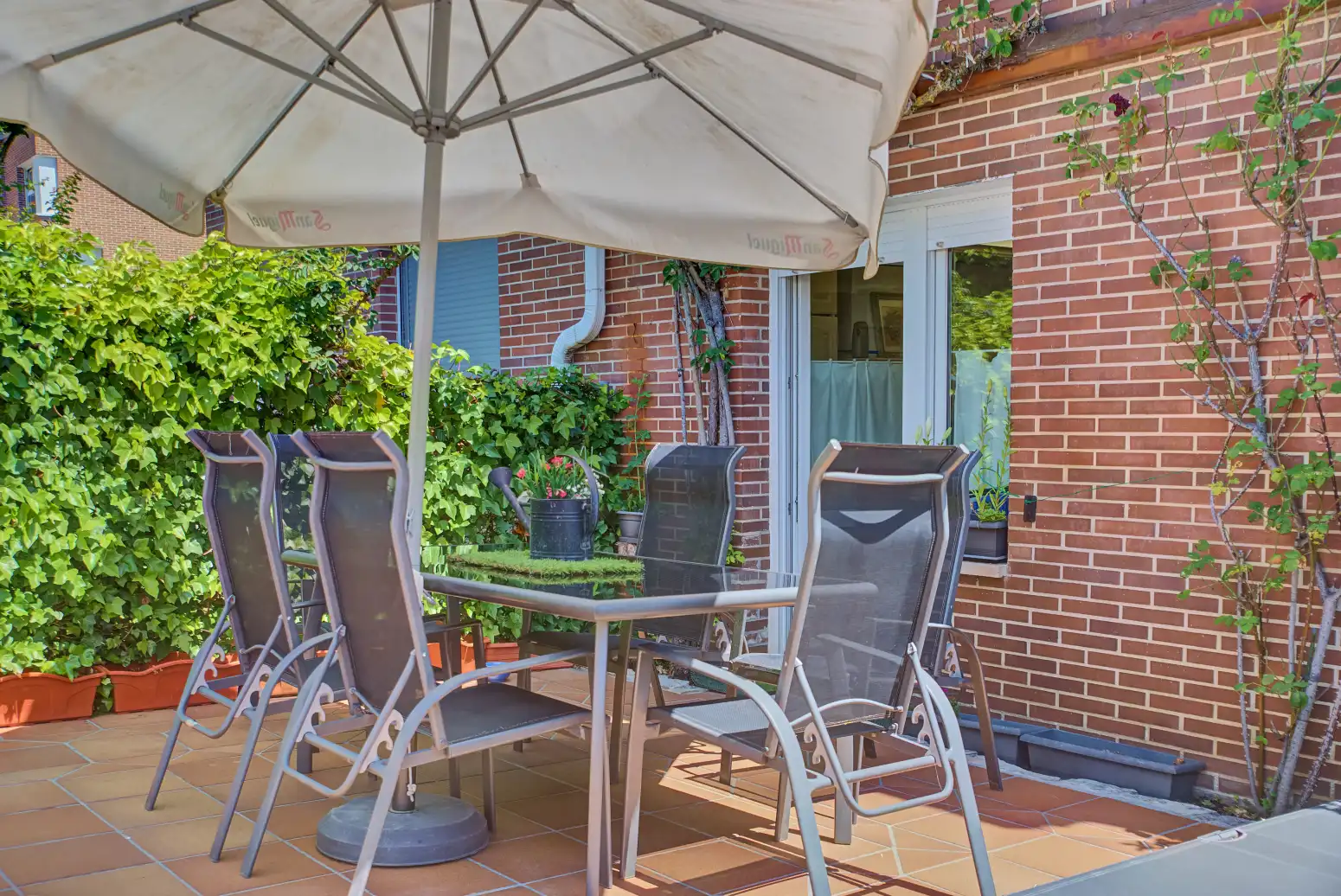 Terraza de Casa adosada en venta en Ezcabarte con Calefacción, Jardín privado y Parquet