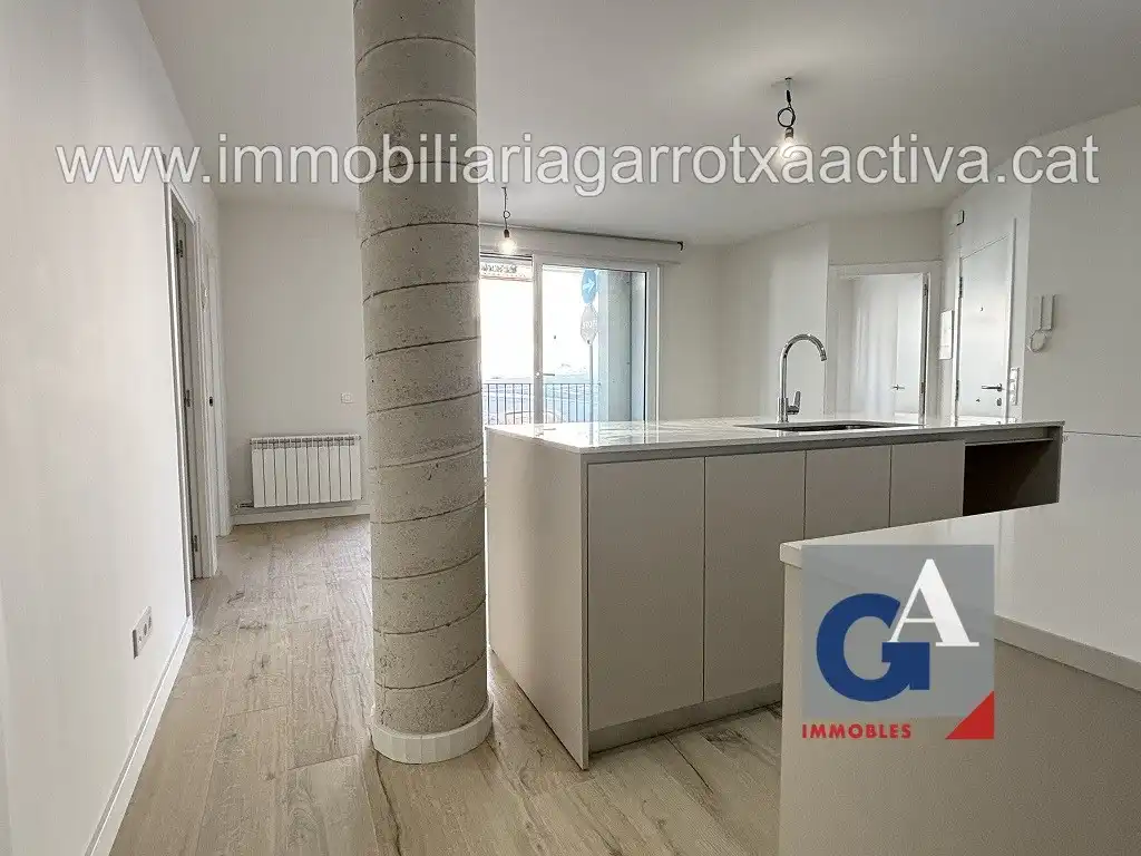 Vista exterior de Piso en venta en Olot con Calefacción, Terraza y Balcón