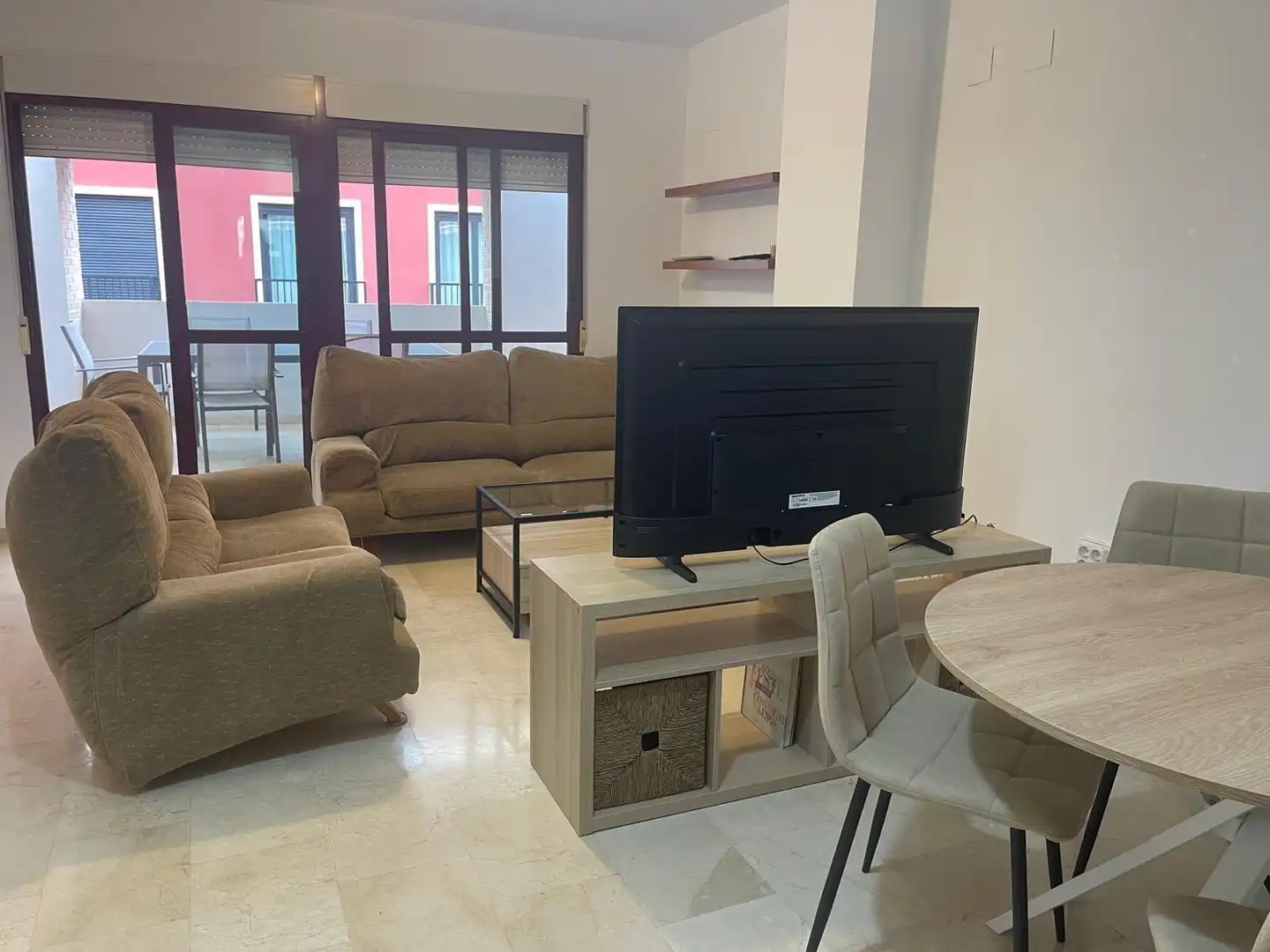 Sala de estar de Ático de alquiler en Alicante / Alacant con Aire acondicionado, Calefacción y Terraza