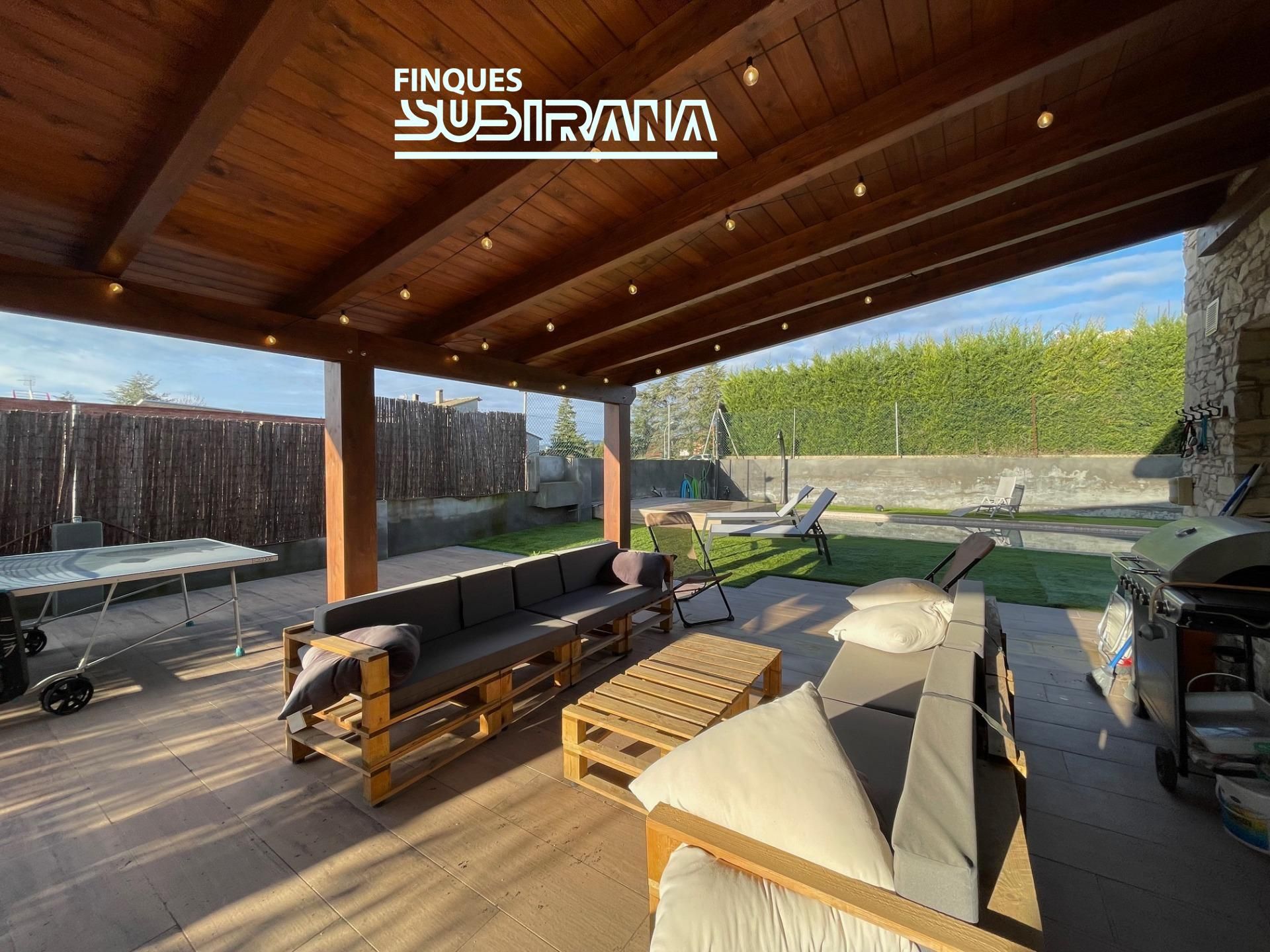 Terrassa de Casa o xalet en venda en Igualada amb Aire condicionat, Calefacció i Jardí privat