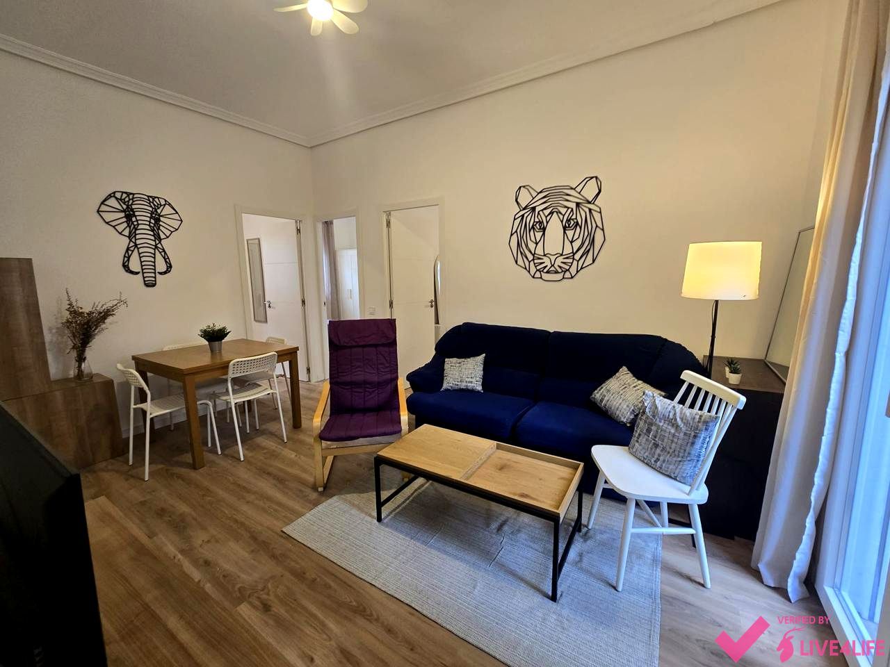 Sala d'estar de Planta baixa de lloguer en  Sevilla Capital amb Terrassa i Moblat