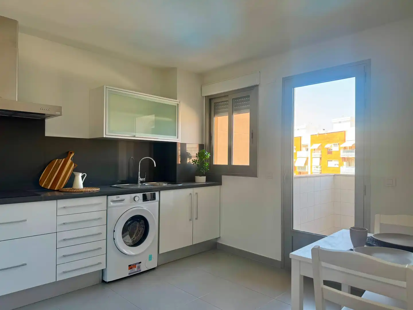 Cuina de Pis en venda en Gandia amb Aire condicionat, Terrassa i Balcó