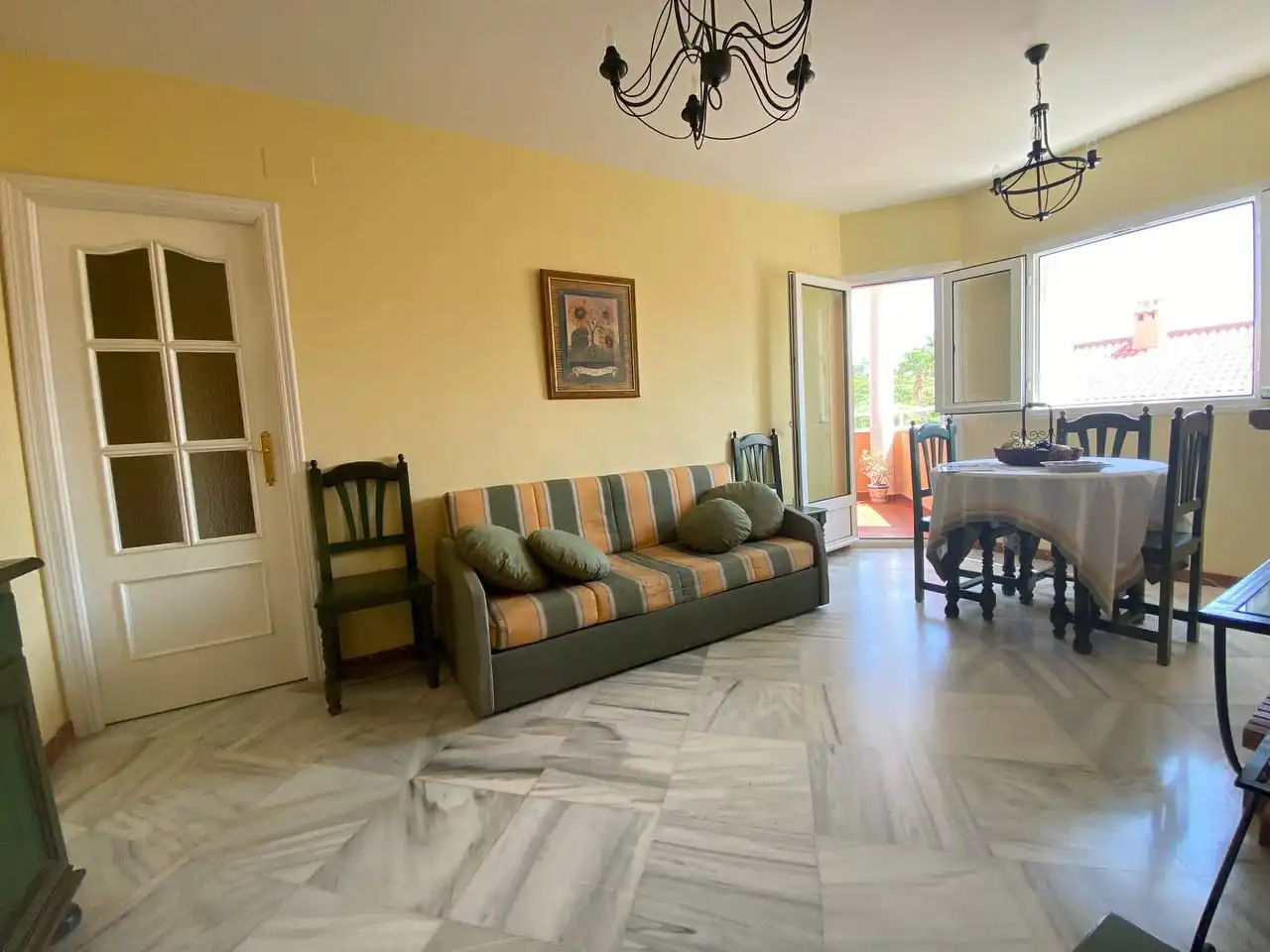 Sala de estar de Apartamento en venta en Islantilla con Terraza