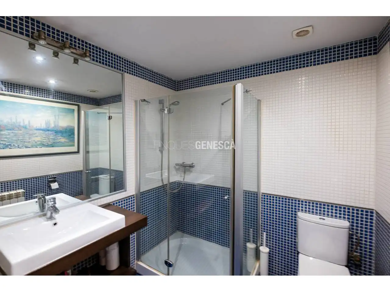 Badezimmer von Wohnung zum Verkauf in Matadepera mit Heizung, Parkett und Terrasse
