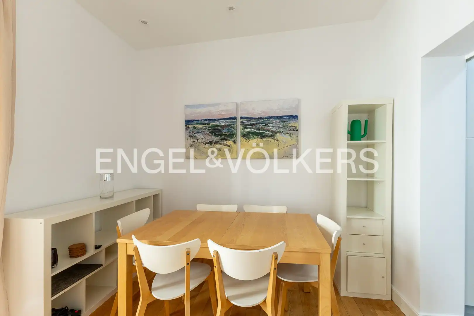 Esszimmer von Wohnung zur Miete in Madrid mit Heizung, Möbliert und Balkon