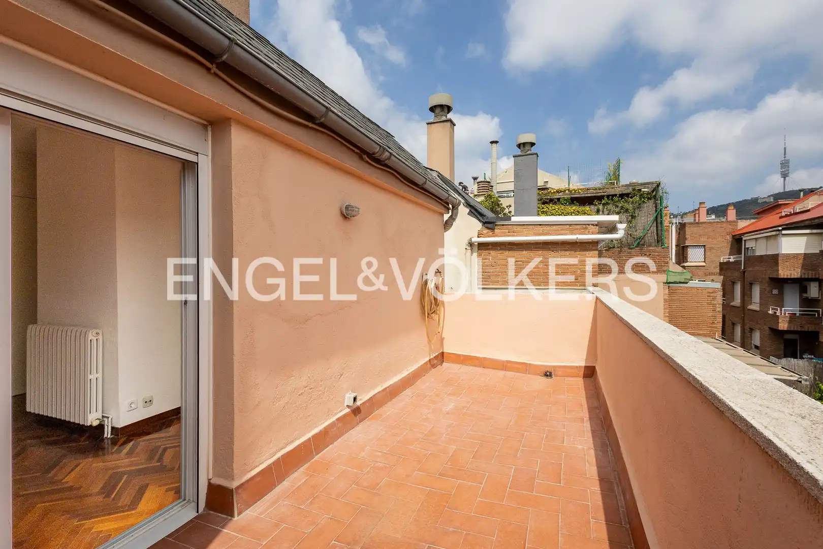 Terraza de Ático de alquiler en Barcelona con Aire acondicionado, Calefacción y Parquet
