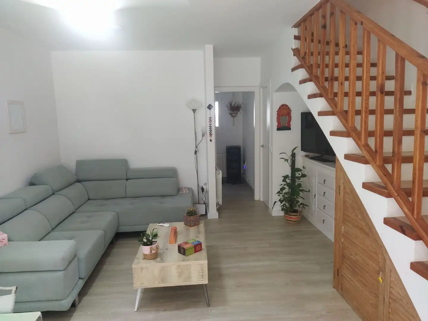 Living room of Houses for sale in Cubelles  with Air Conditioner and Balcony