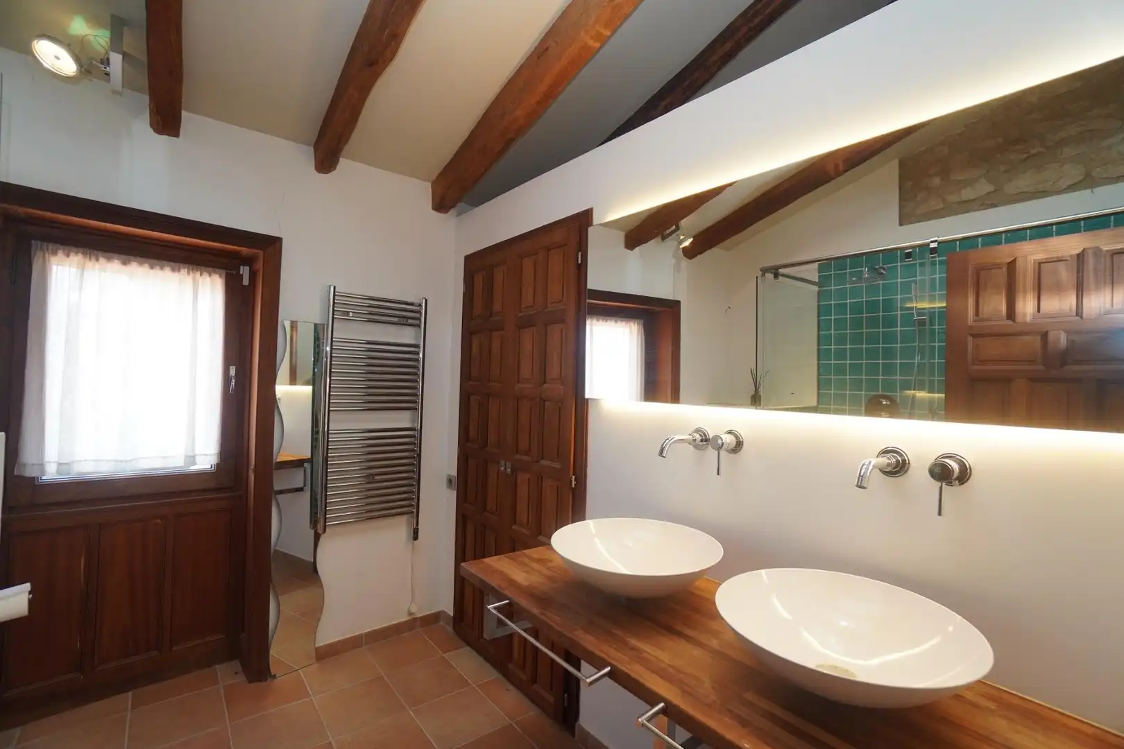 Bany de Finca rústica en venda en El Vendrell amb Aire condicionat, Jardí privat i Piscina