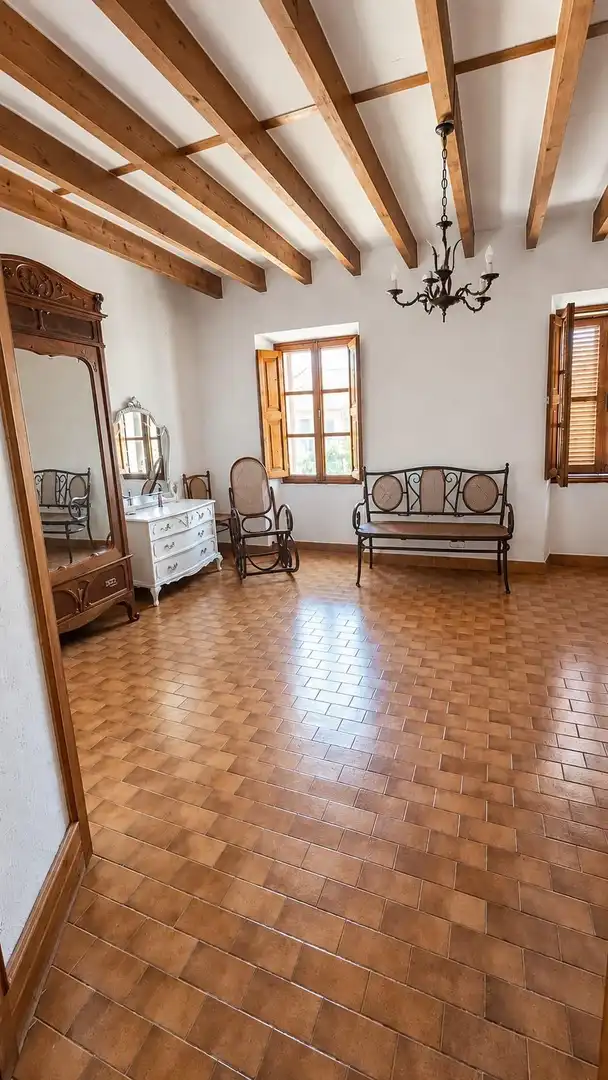 Wohnzimmer von Haus oder Chalet zum Verkauf in Llucmajor mit Privatgarten, Terrasse und Abstellraum