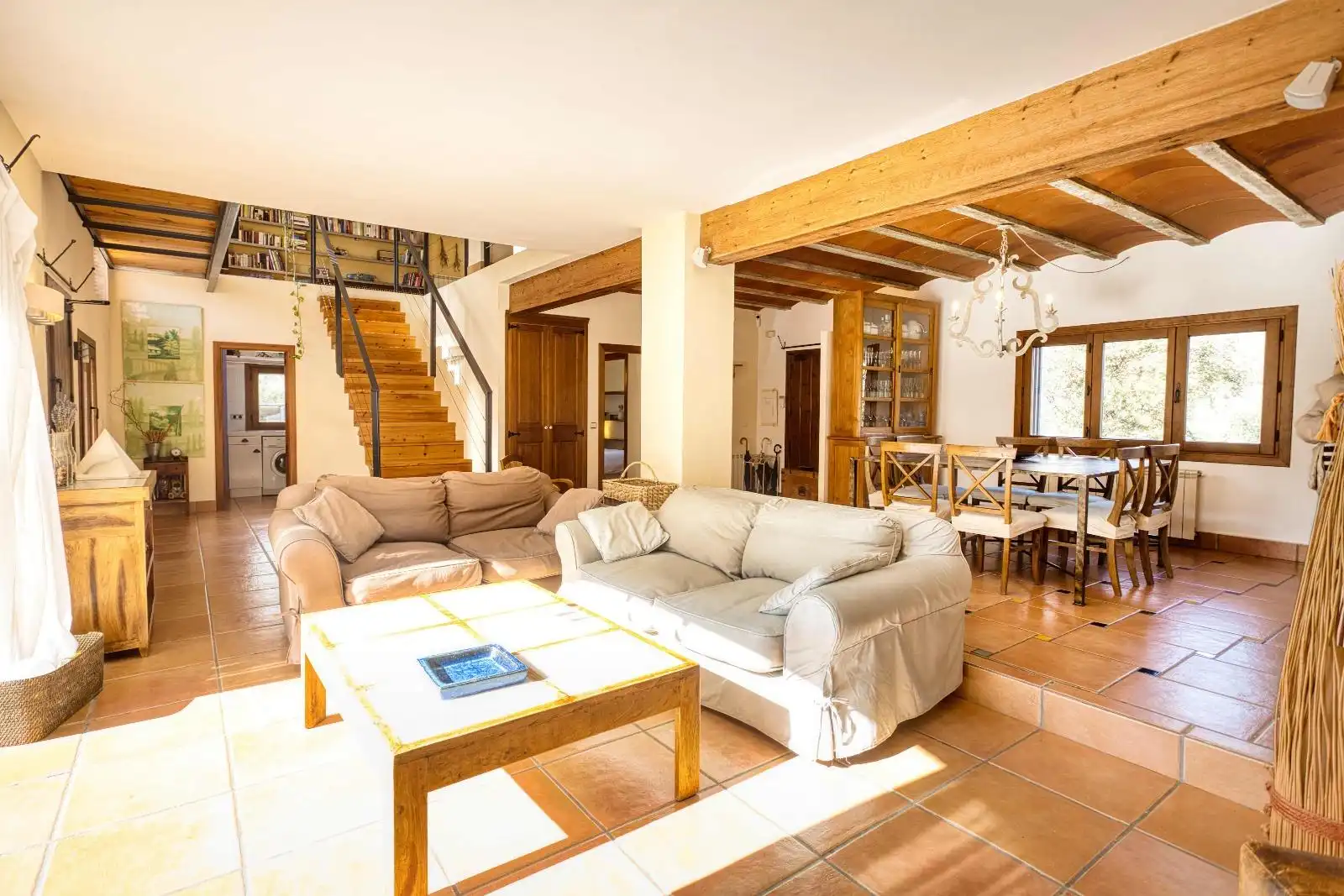 Living room of Houses for sale in Castalla  with Heating, Private garden and Terrace