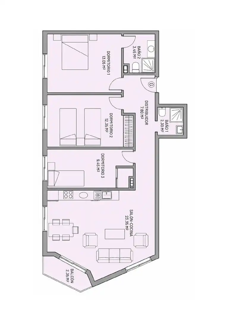 Appartamento con ascensore in vendita a Santa Uxía de Ribeira, imagen 2