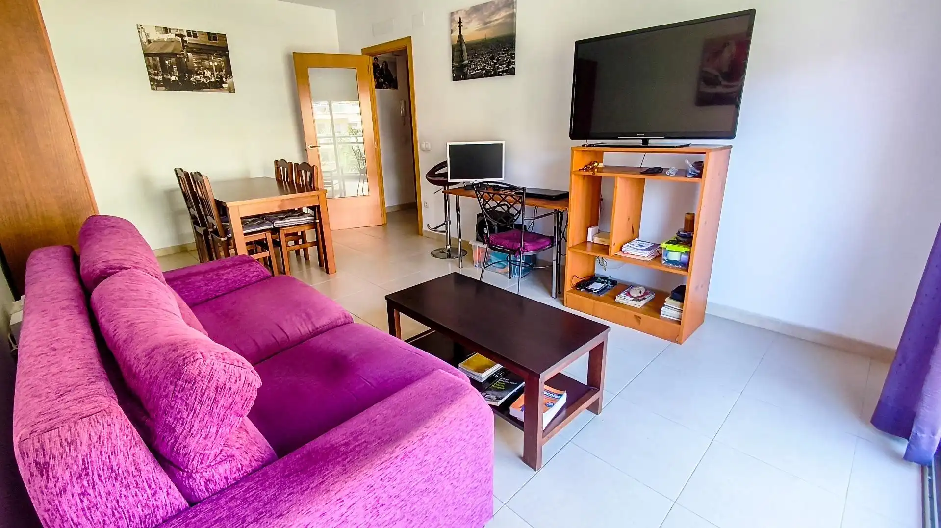 Sala de estar de Piso en venta en Reus con Jardín privado, Trastero y Piscina comunitaria