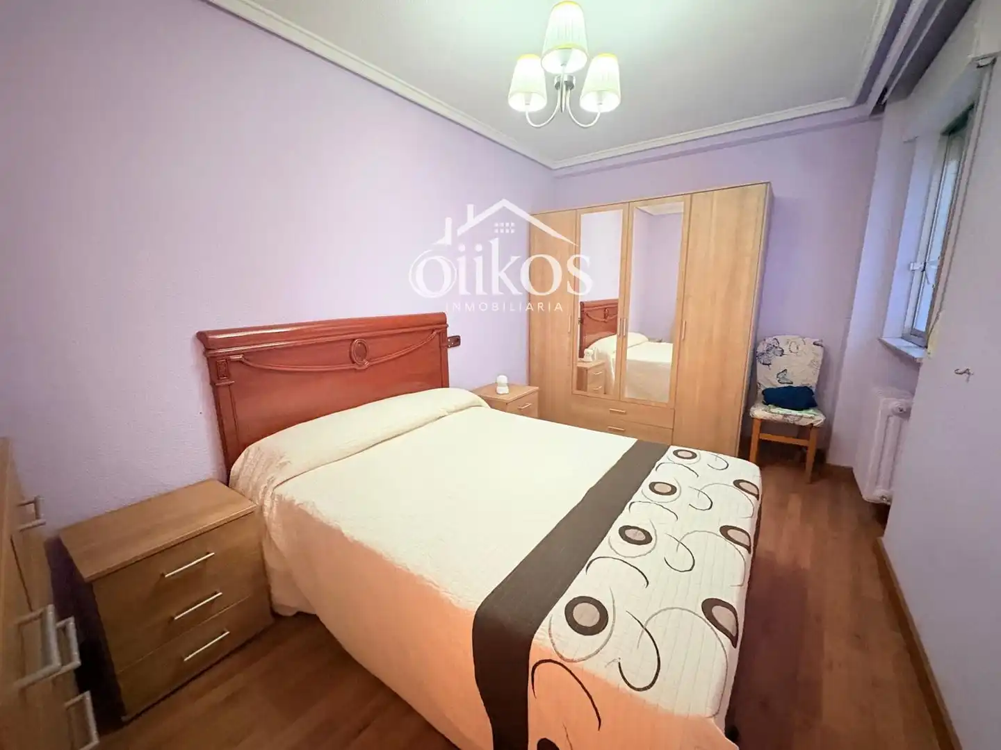 Schlafzimmer von Wohnung zum Verkauf in Salamanca mit Heizung, Parkett und Balkon