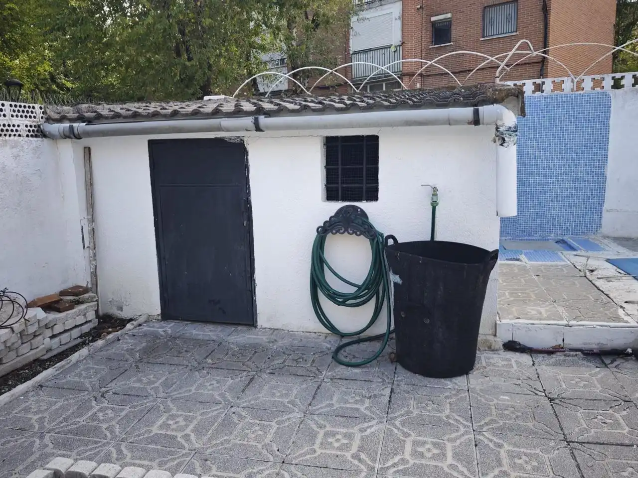 Vista exterior de Casa adosada en venta en El Álamo con Aire acondicionado, Calefacción y Jardín privado