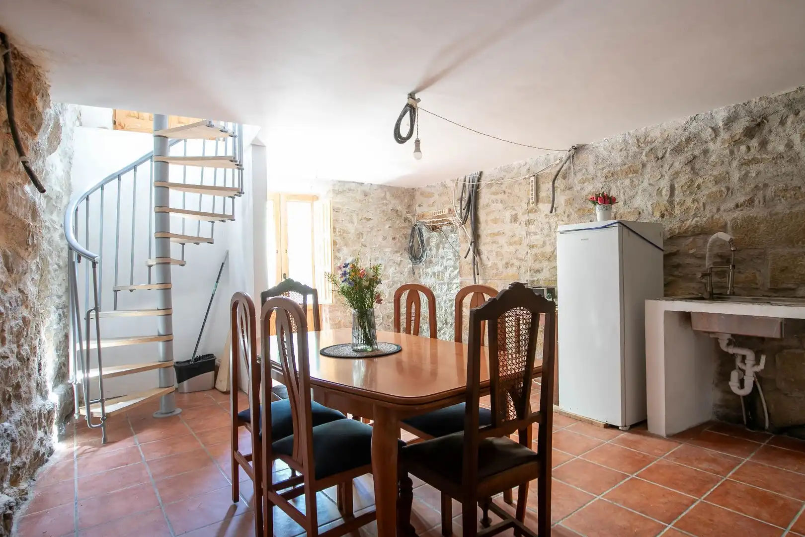 Comedor de Finca rústica en venta en Guirguillano con Calefacción, Terraza y Trastero
