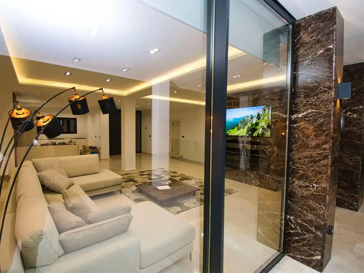 Sala d'estar de Loft en venda en Altea amb Aire condicionat, Jardí privat i Parquet