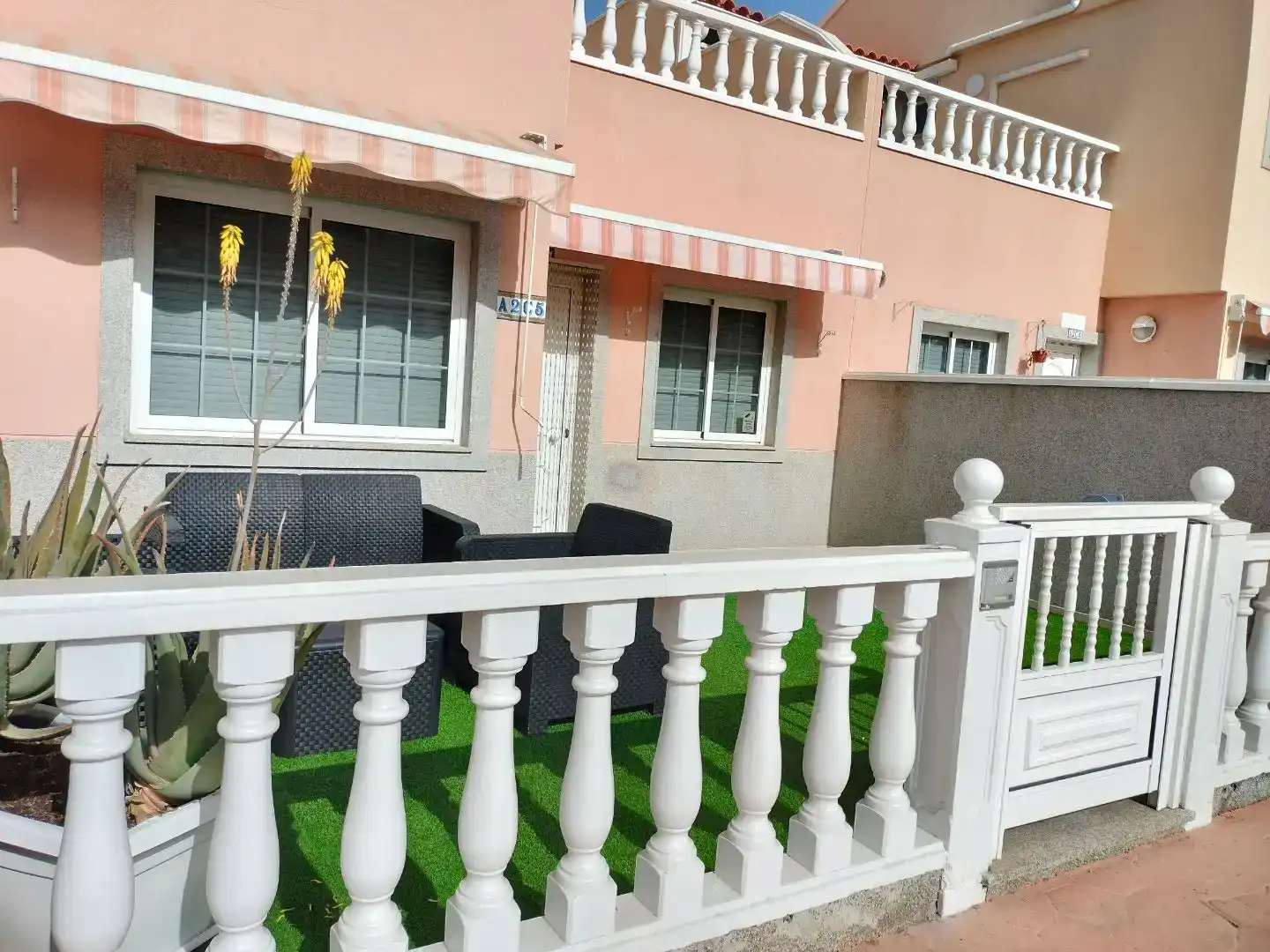 Terrasse von Wohnung zur Miete in Adeje mit Klimaanlage