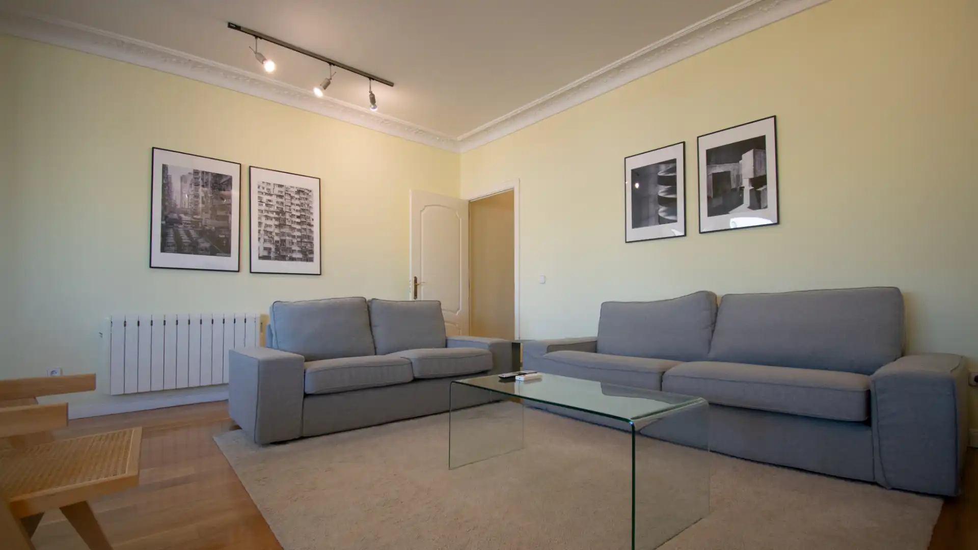 Sala d'estar de Pis de lloguer en Madrid amb Aire condicionat, Calefacció i Parquet