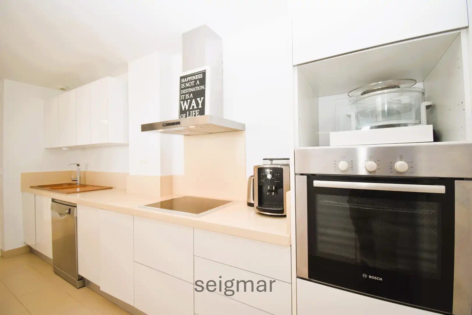 Cocina de Ático en venta en Villajoyosa / La Vila Joiosa con Aire acondicionado, Calefacción y Terraza
