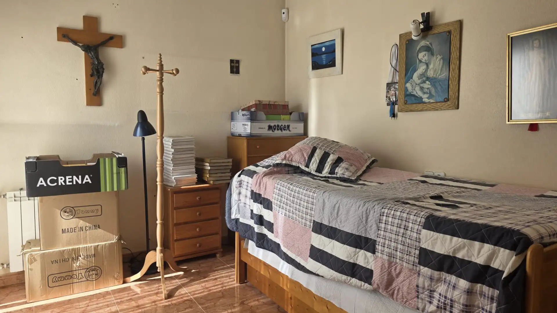 Schlafzimmer von Einfamilien-Reihenhaus zum Verkauf in San Javier mit Klimaanlage, Heizung und Privatgarten