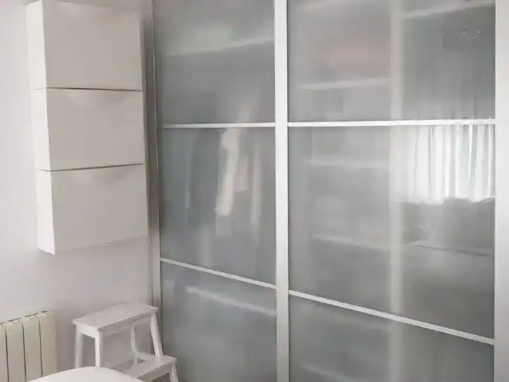 Schlafzimmer von Wohnung zum Verkauf in Badalona mit Klimaanlage