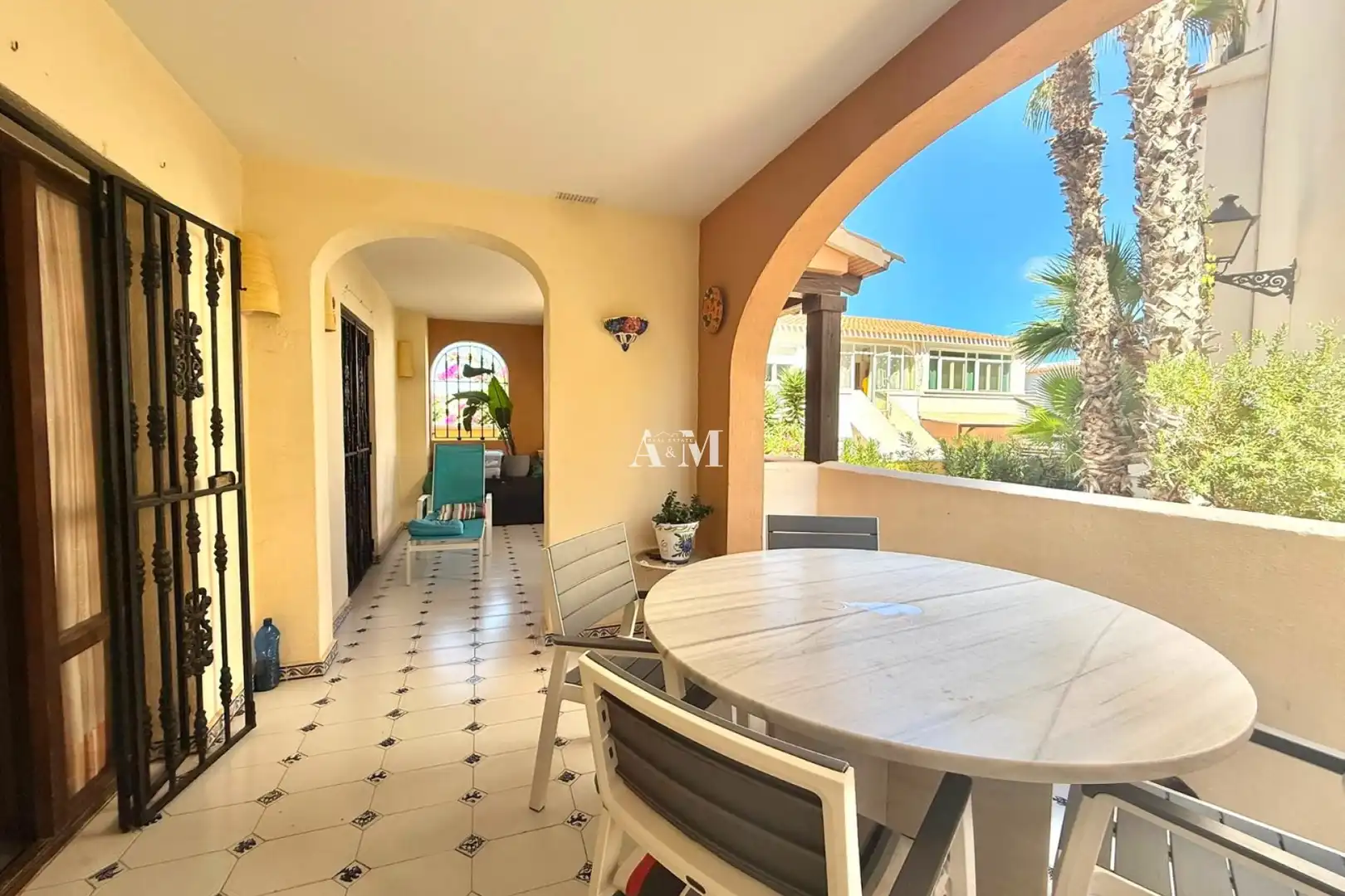 Terrasse von Wohnung zur Miete in Torrevieja mit Klimaanlage, Heizung und Terrasse