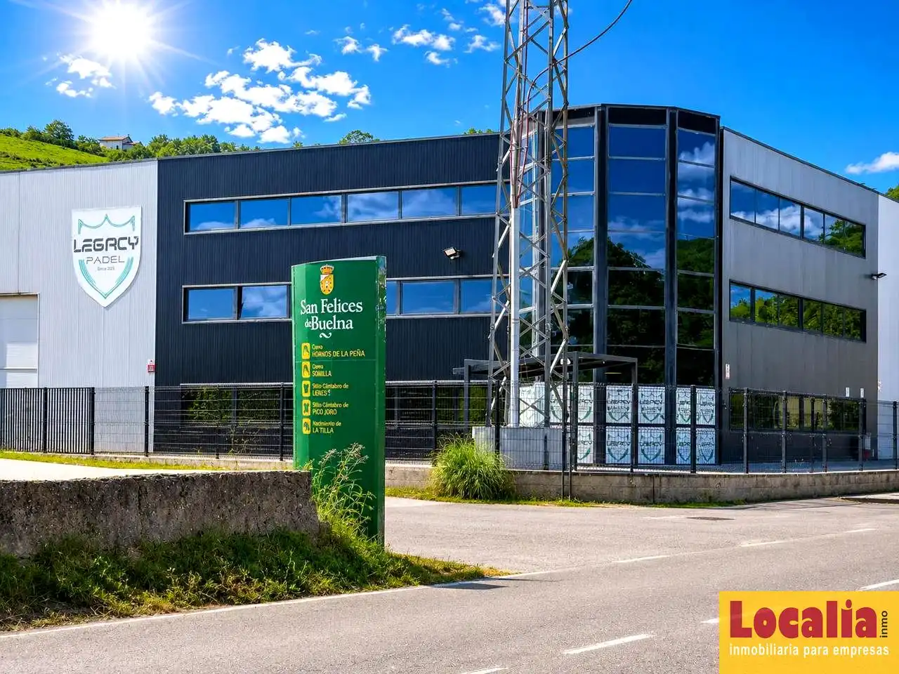 Exterior view of Industrial buildings for rent in San Felices de Buelna