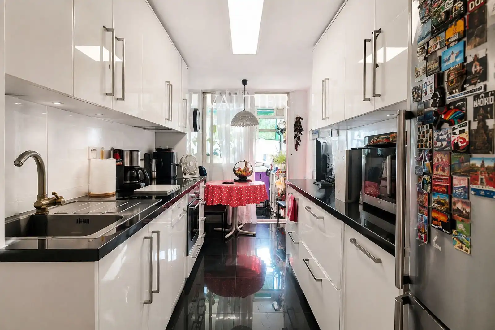 Küche von Wohnung zur Miete in Madrid mit Klimaanlage, Terrasse und Möbliert